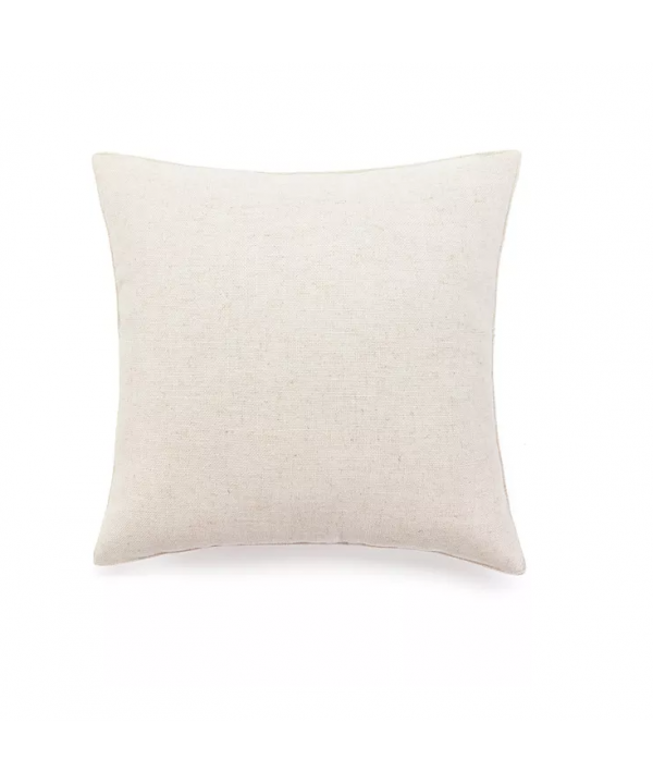 Customized Fashion Woven Square 100 Linen Pillowcase Throw Pillow For